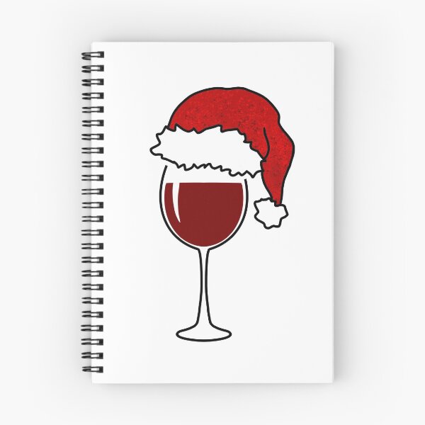 Item preview, Wine Glas Santa Hat Christmas Wine Lover Xmas designed and sold by tbauernhoferbiz.