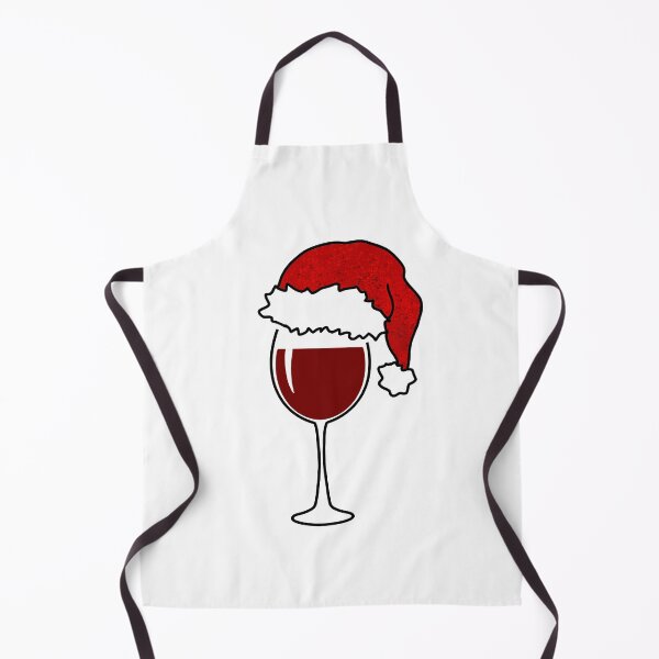 Item preview, Wine Glas Santa Hat Christmas Wine Lover Xmas designed and sold by tbauernhoferbiz.