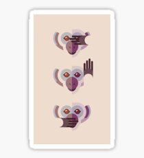 Ignore no evil Sticker