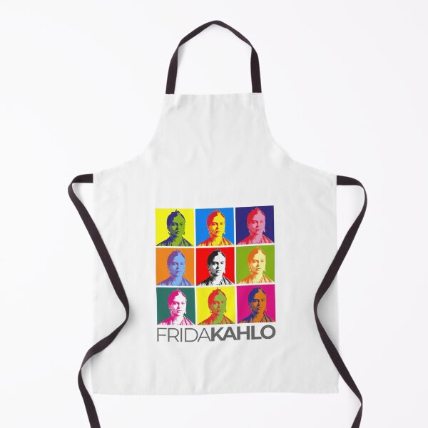 Item preview, Frida Kahlo pop-art portrait poster designed and sold by CMYKStudio.