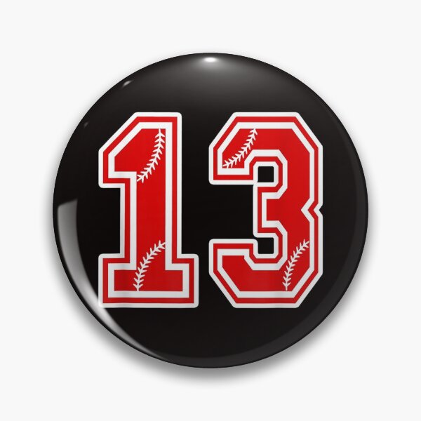 Artikelvorschau, Nummer 13 Red Baseball Nummer 13 Geburtstag T Shir entworfen und verkauft von morrees.