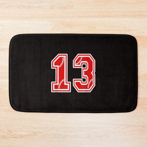 Artikelvorschau, Nummer 13 Red Baseball Nummer 13 Geburtstag T Shir entworfen und verkauft von morrees.