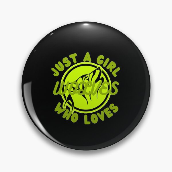 Item preview, Just A Girl Who Loves Wolves designed and sold by Vibing-Right.