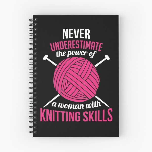 Item preview, Never underestimate the power of a woman with knitting skills designed and sold by nektarinchen.