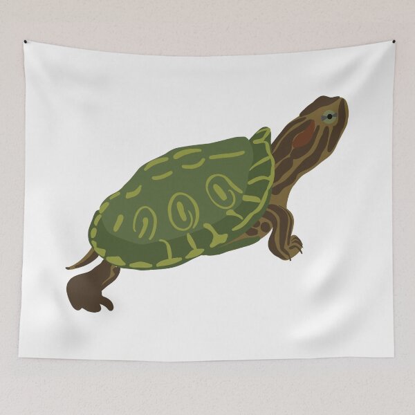 Item preview, Red Ear Turtle designed and sold by willowsbunnies.