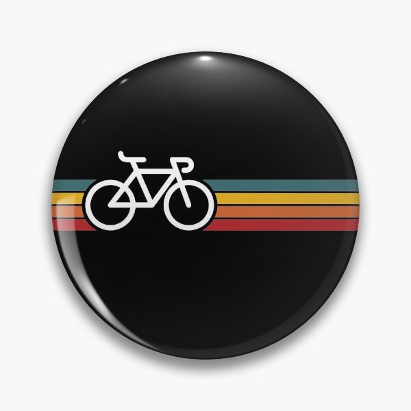 Item preview, Retro Cycling Bicycle With Vintage Stripes designed and sold by pierrelaidesign.