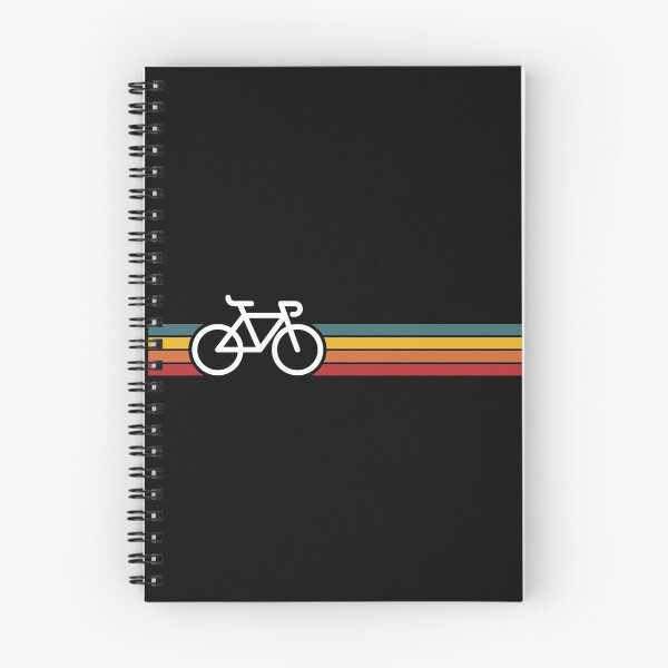 Item preview, Retro Cycling Bicycle With Vintage Stripes designed and sold by pierrelaidesign.