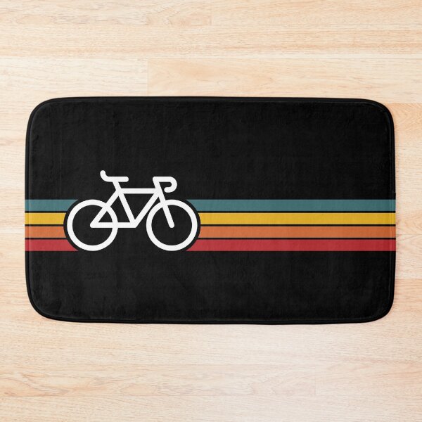 Item preview, Retro Cycling Bicycle With Vintage Stripes designed and sold by pierrelaidesign.