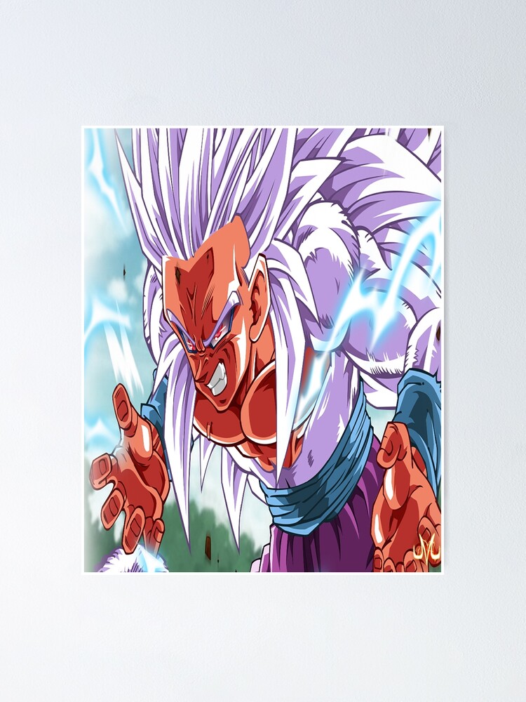 Son Goku SSJ3 Blue Poster by matthieu jouannet