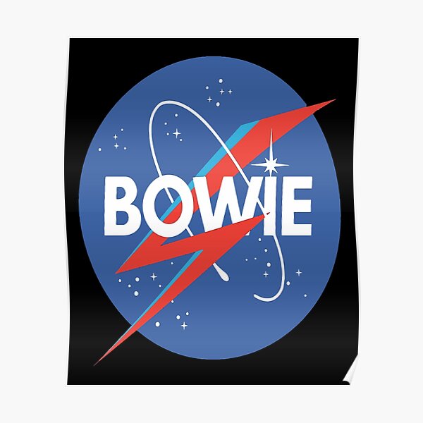 David Bowie NASA Funny Men _amp_ Women Poster