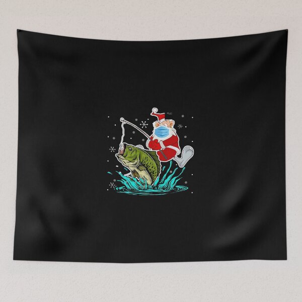 Item preview, HOLIDAY 365 Christmas Funny Fisherman Santa Wearing designed and sold by SamArtistbyAUS.