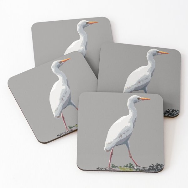 Item preview,  Cattle Egret on a walk designed and sold by NJartbyNJacobson.