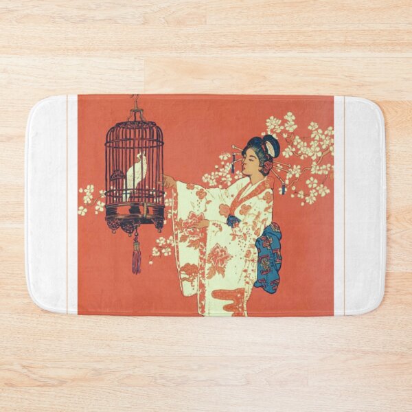 Item preview, Vintage Japanese Ad Poster - Kimono Girl designed and sold by UN-labelledGirl.