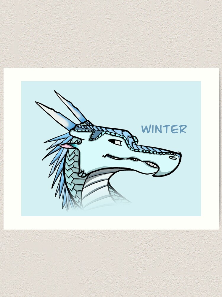 "Wings of Fire Winter Winter Turning" Art Print by AriaArts Redbubble