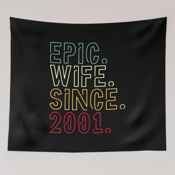 Item preview, Epic wife since 2001 - 21st wedding anniversary gift for her designed and sold by PlusAdore.