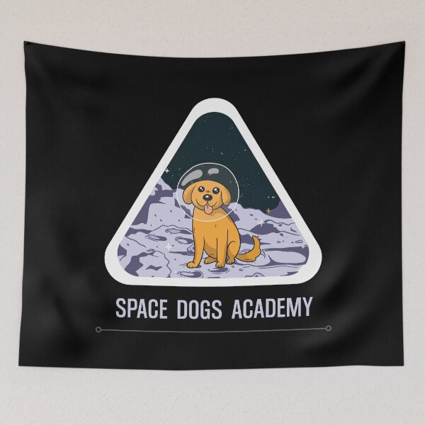Item preview, Funny Space Dogs Academy designed and sold by artado.