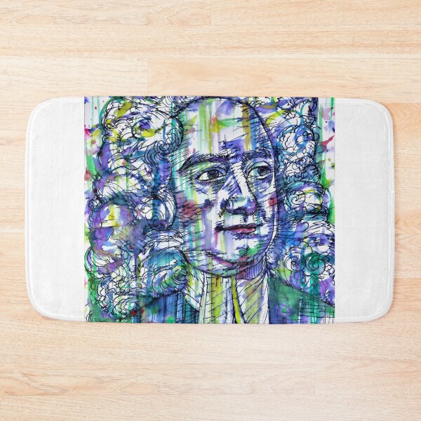 Item preview, JONATHAN SWIFT watercolor and ink portrait designed and sold by lautir.