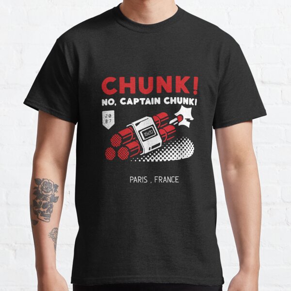 Chunk No Captain Chunk Easycore T Shirt By Chegglad Redbubble