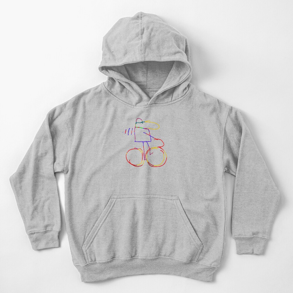 Cycling to You Kids Pullover Hoodie