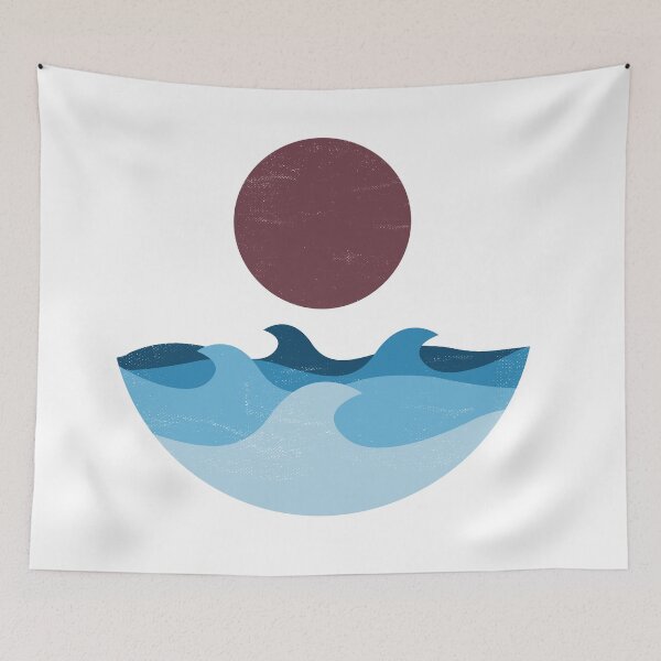 Item preview, Copy of Boho Waves and Sun Minimal Design Ocean Pallet designed and sold by Jake Purcell.