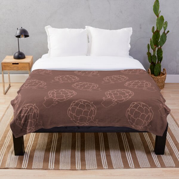 Item preview, Rose Gold & Burgundy Artichoke Pattern designed and sold by tuesdaytextiles.