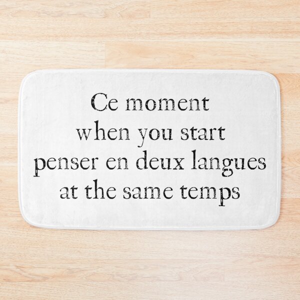 Item preview, Ce moment when you start penser en deux langues at the same temps designed and sold by Eenig.