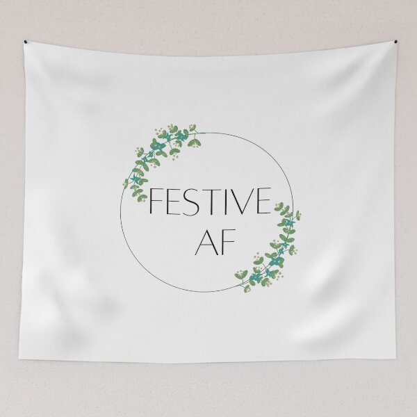 Item preview, Festive AF / Christmas Wreath designed and sold by C00KIESandMILK.