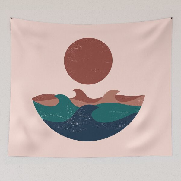 Item preview, Boho Waves and Sun Minimal Design Hipster pallet designed and sold by Jake Purcell.