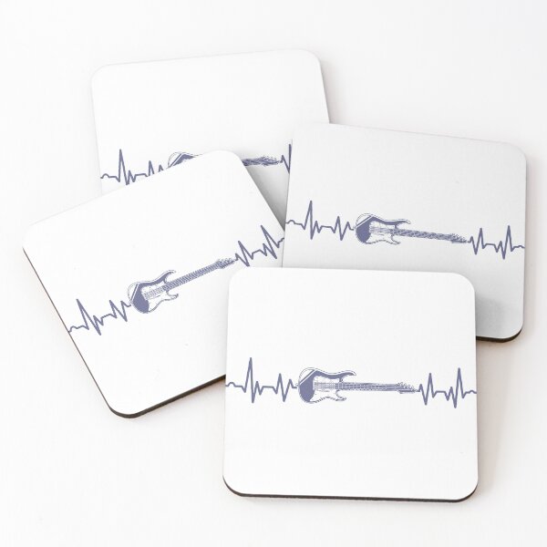Item preview, Guitar Heartbeat Funny Frequency Beat Guitar  designed and sold by alipapi.