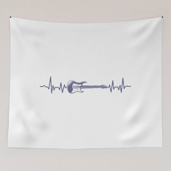 Item preview, Guitar Heartbeat Funny Frequency Beat Guitar  designed and sold by alipapi.