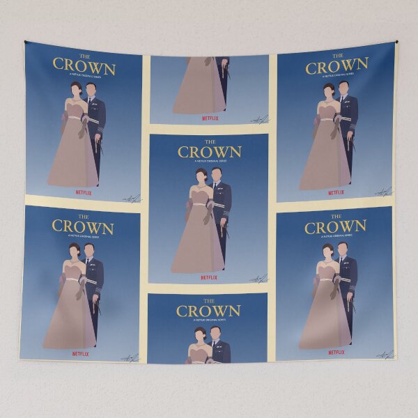 Item preview, the crown (margaret & peter) designed and sold by illustratedmp.