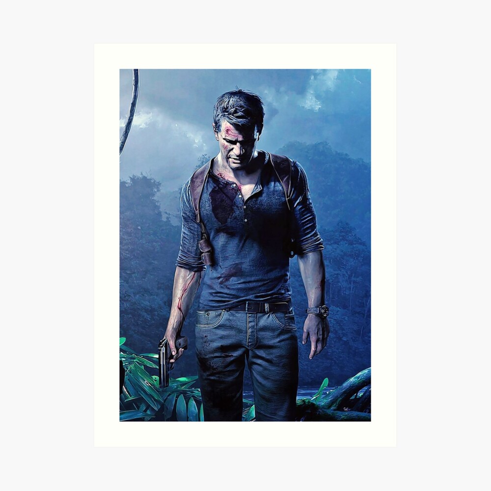 Uncharted 3 Drake's Deception PS3 Ps4 Promo Poster / Ad Art Print  Advertisement