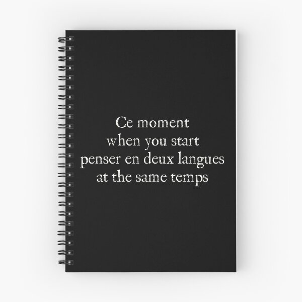 Item preview, Ce moment when you start penser en deux langues at the same temps 2 designed and sold by Eenig.