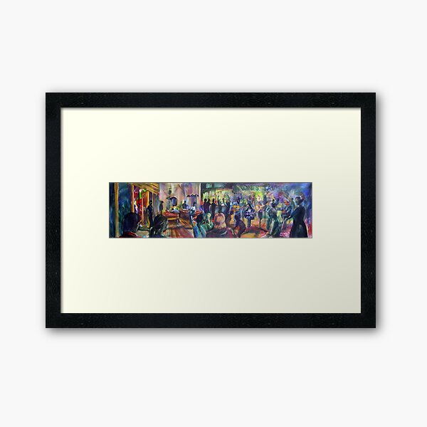New Years Eve Agnes Tavern QLD Framed Art Print