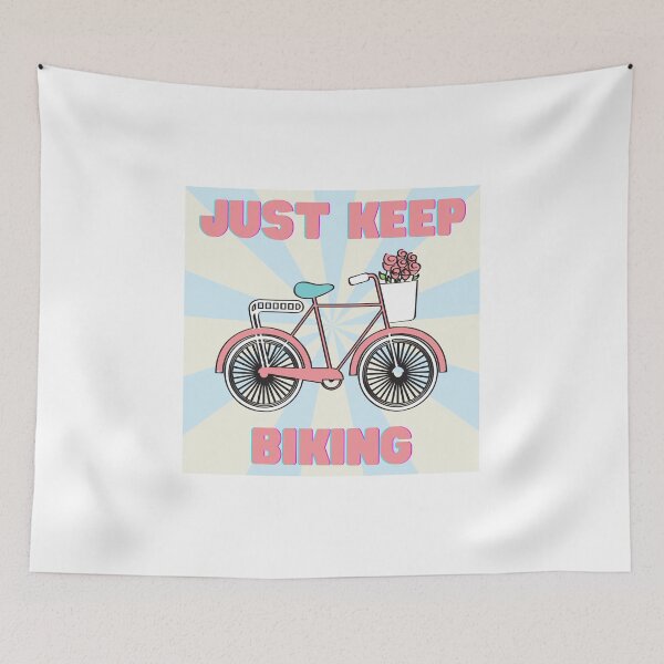 Item preview, Just Keep Biking Pink designed and sold by rodriguez174.