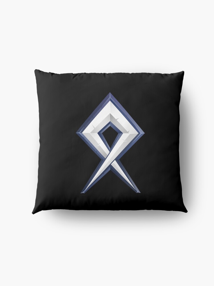 Alternate view of BDcraft Rune Floor Pillow