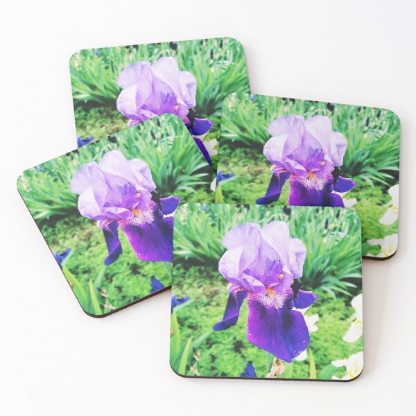 Item preview, Violet iris in blossom, natural perfection  designed and sold by helenkaiy.
