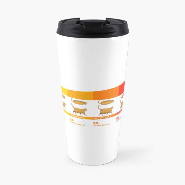 Chonk Chart Cat Meme Travel Mug