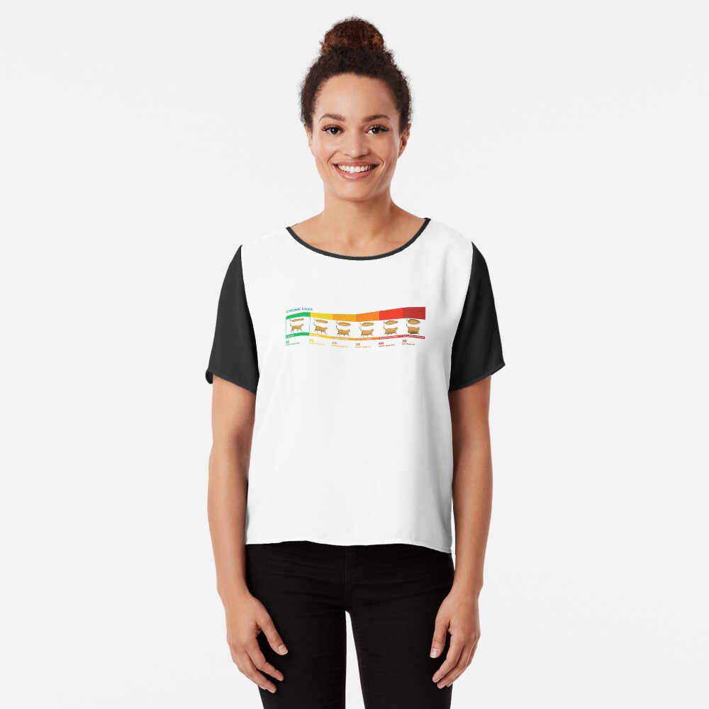Aperçu de l'œuvre Top mousseline créée et vendue par Merch-On.