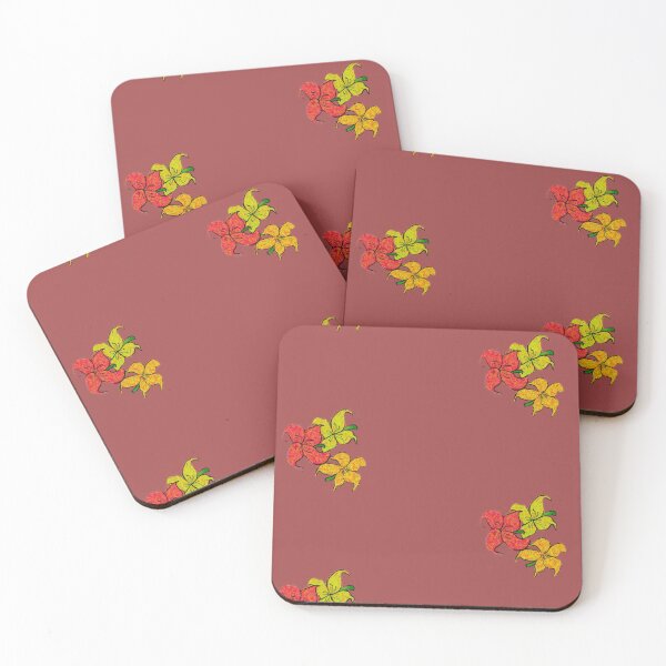 Item preview, Colourful fluorescent flower digital acrylic art designed and sold by papaipapai198.