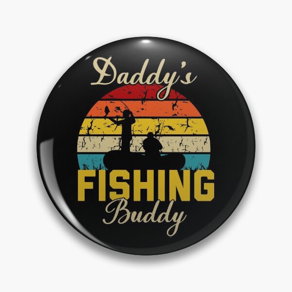Item preview, Daddy's Fishing Buddy - Funny fishing dad gift designed and sold by TheAwesomeMiro.