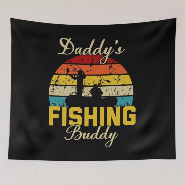 Item preview, Daddy's Fishing Buddy - Funny fishing dad gift designed and sold by TheAwesomeMiro.