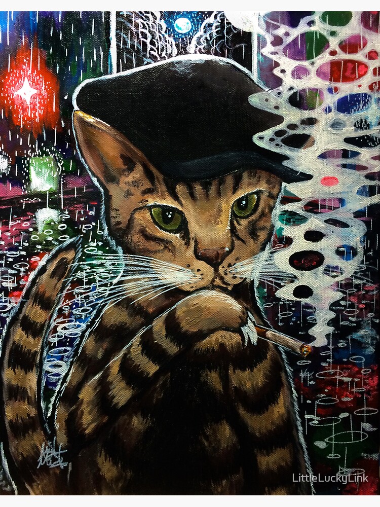 Zappito the Rain Cat by littleluckylink