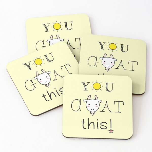 Item preview, You Goat This. Motivation Pun. designed and sold by TashaVector.