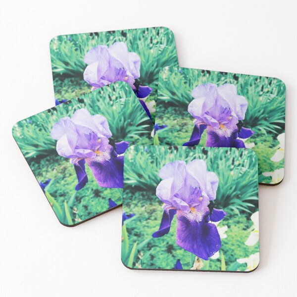 Item preview, Violet iris in blossom, natural perfection  designed and sold by helenkaiy.