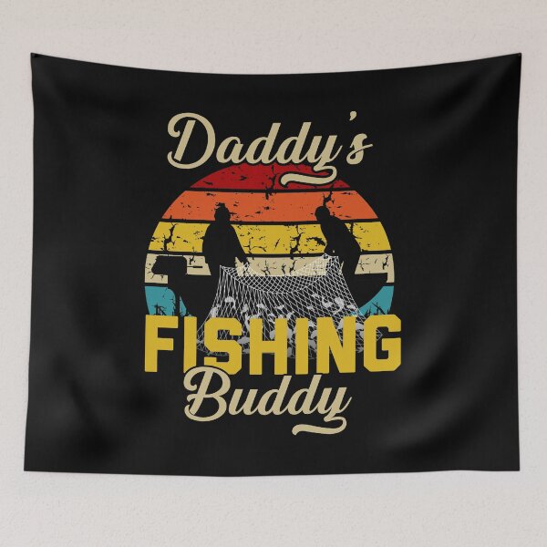 Item preview, Daddy's Fishing Buddy - Funny fishing dad gift designed and sold by TheAwesomeMiro.
