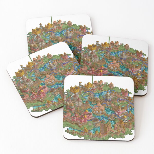 Rollercoaster Tycoon Coasters (Set of 4)