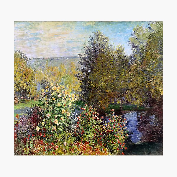 Item preview, Claude Monet - Corner of the Garden at Montgeron (Coin de jardin à Montgeron) (1877) designed and sold by HistoryRestored.