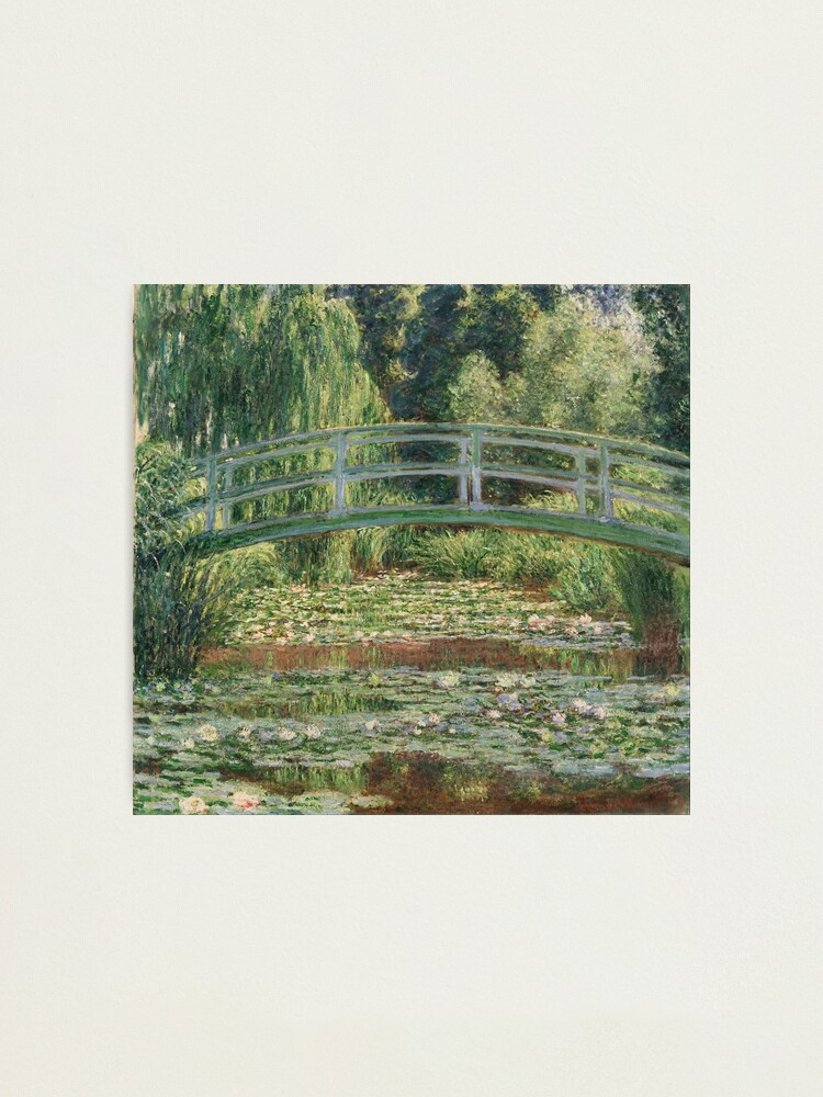 "Claude Monet - The Japanese Footbridge And The Water Lily Pool ...