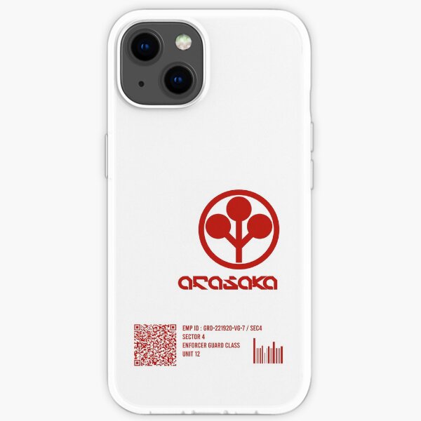 Cyberpunk Arasaka Blanc Coque souple iPhone
